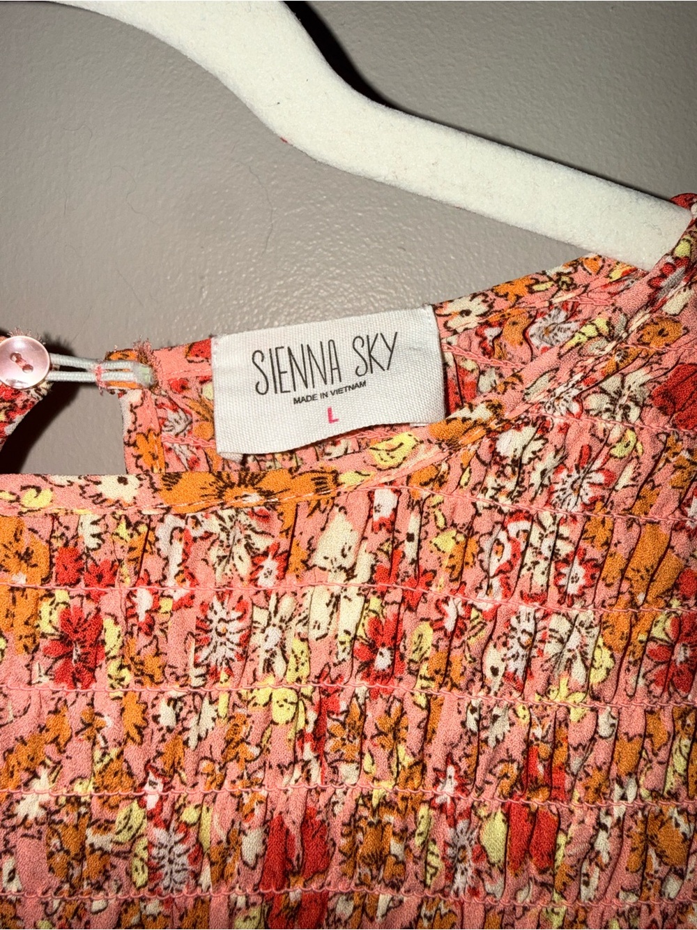 Sienna Sky Sleeveless Smocked Tiered Maxi Dress - Picture 4 of 4